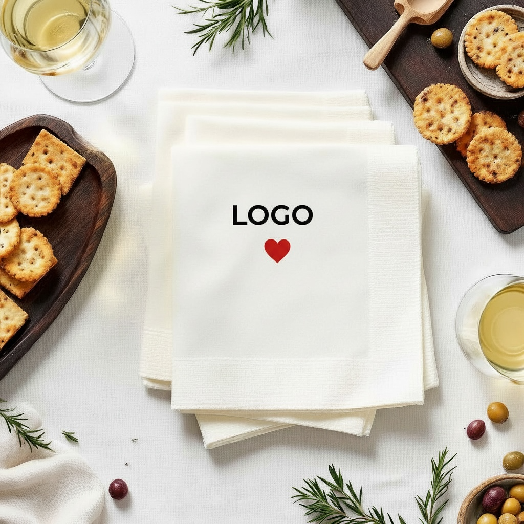 NAPKIN COCKTAIL IMPRESSION COULEUR